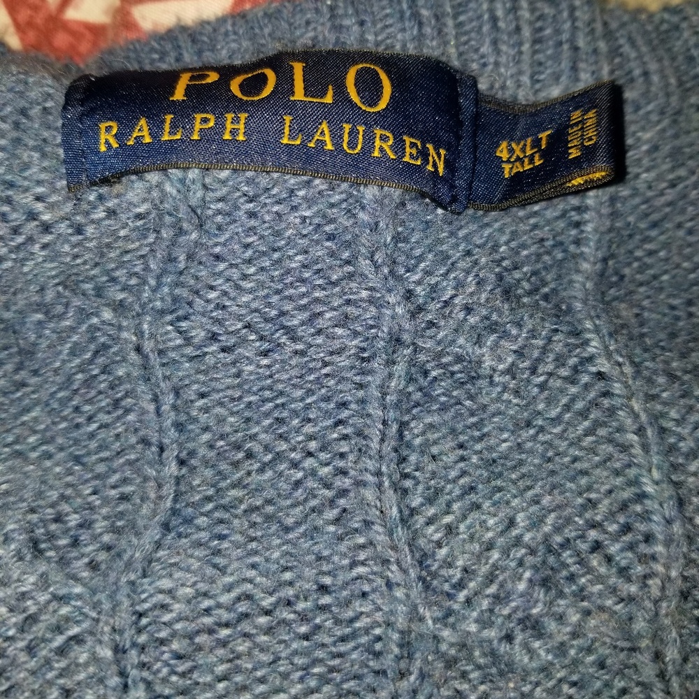 Light blue Polo sweater